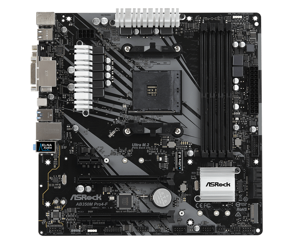 Asrock ab350m pro4 обзор